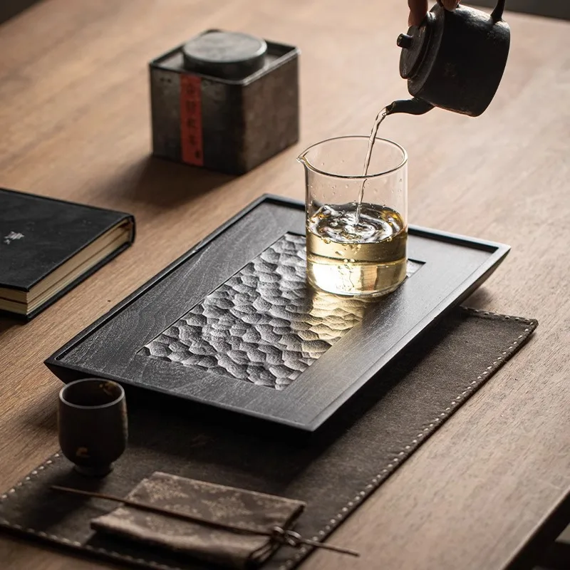 

Поднос для чая в старинном стиле из массива дерева, высококачественный японский чайный художественный продукт