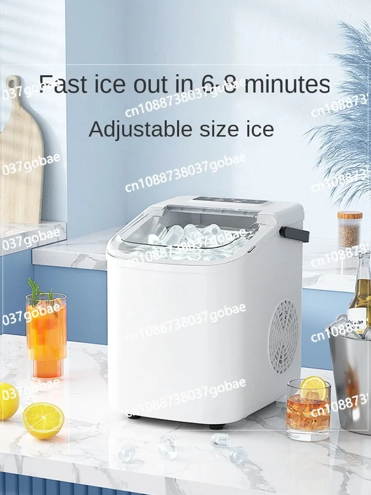 Small 15kg Commercial Dormitory Mini Small Power Outdoor Automatic Ice Cube Maker