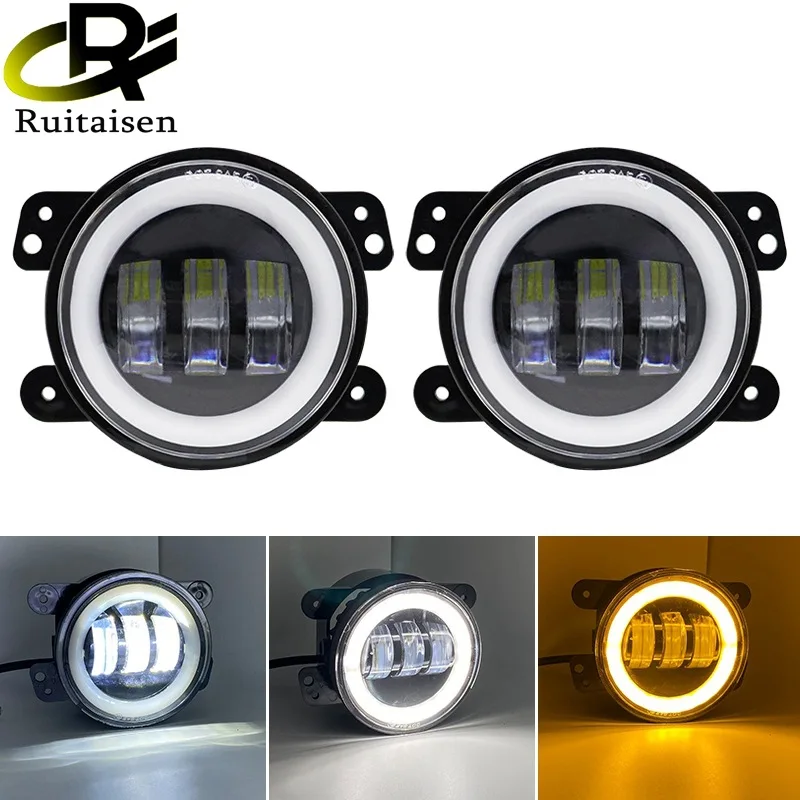 

General Motors 4-inch LED Modified Car Light for Jeep Wrangler JK TJ Fog Light