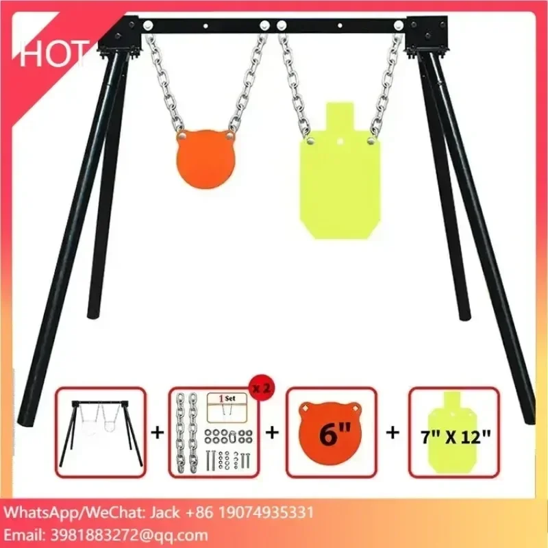 مصنع الصلب الهدف حامل AR500 اطلاق النار نظام الهدف مجموعة كاملة