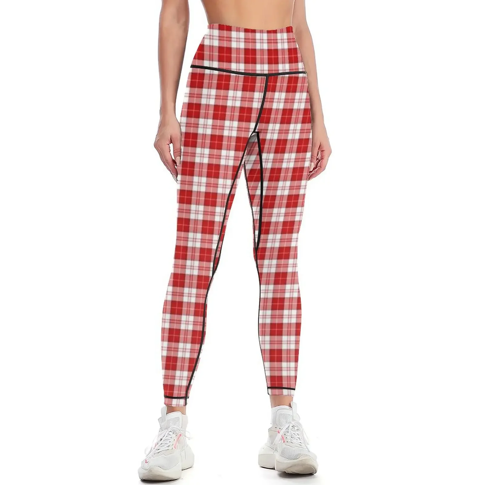 

Menzies Tartan Leggings Legging sexy woman sporty woman gym high waist Pants sport Womens Leggings