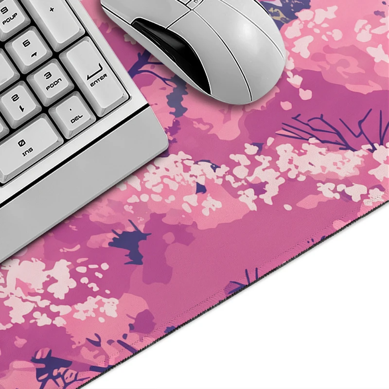Mouse Pad Sakura Pagoda Mount Fuji Gaming XL Custom New Computer Mousepad XXL Mouse Mat Carpet Soft Gaming laptop Mice Pad