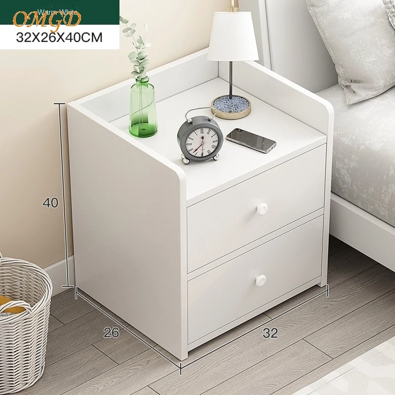 OMGD Bedside Table Home Bedroom New Small Simple Modern Net Red Rental Room With Simple Lock Bedside Cabinet Mesita Para Cama