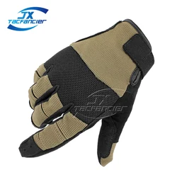 Taktische Alpha-Handschuhe, Vollfinger-Schutz, leitfähiger Daumen-Flexgelenke, gepolsterte Knöchel, Outdoor, Wandern, Kampf, Jagd, Handschuh FDT