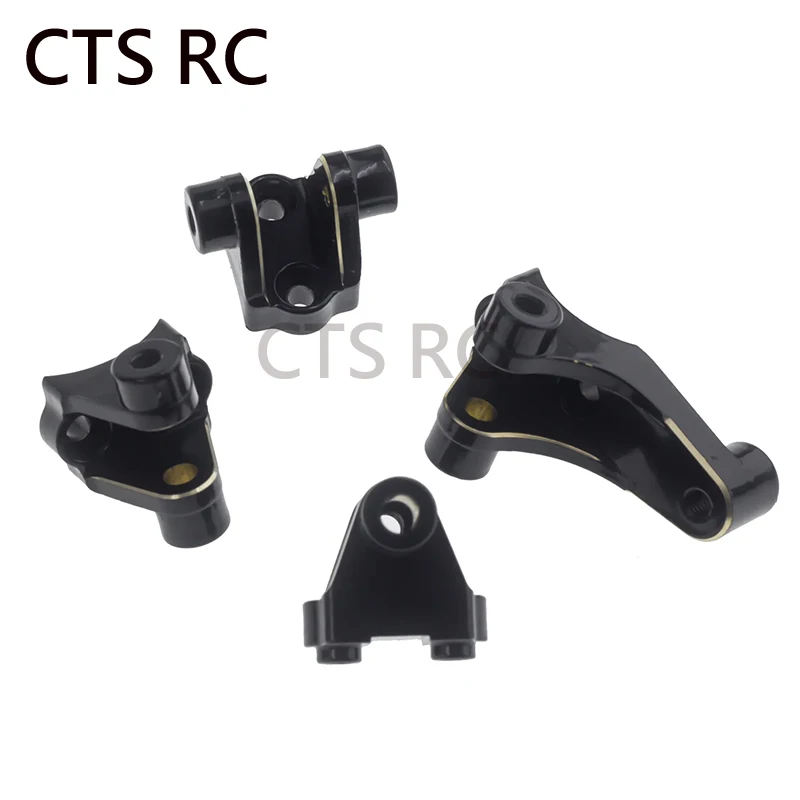 4pcs Brass Front and Rear Axle Mount Set Suspension Links Stand Holder 8227 for Traxxas TRX4 1/10 RC Crawler Car Upgrade Parts