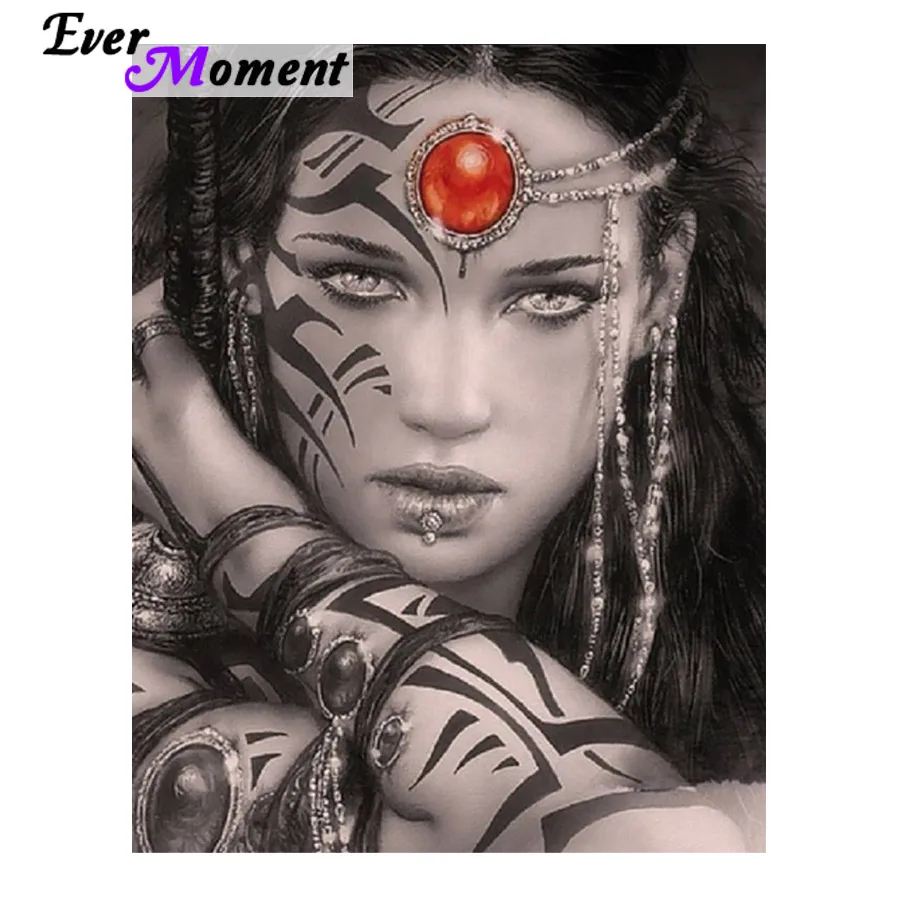 

Прохладный женский портрет воина для девочек, сделай сам, 5D алмазная живопись, мозаика, набор для вышивки, Алмазная рукоделие, фэнтезийный лоскутный подарок ASF693