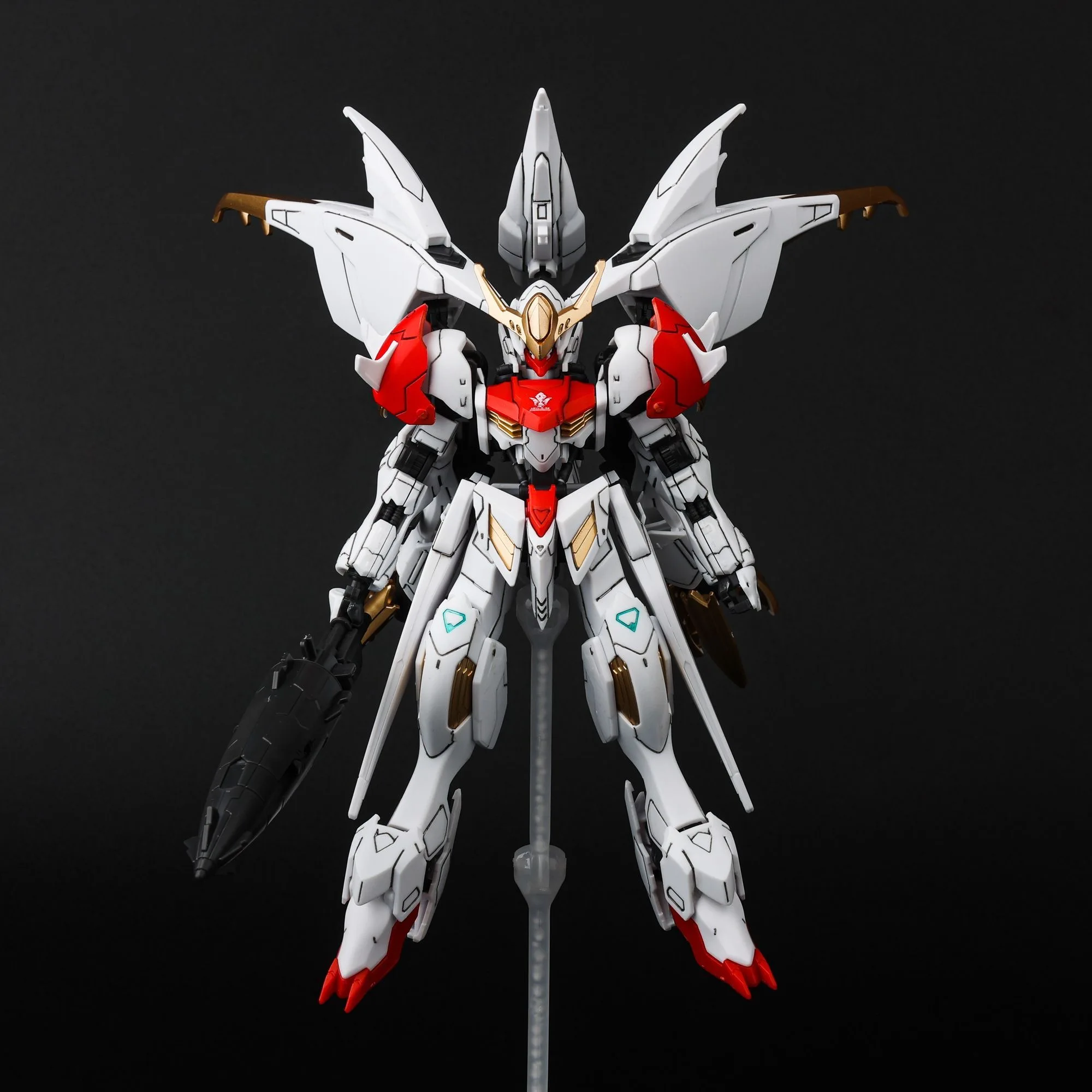 GAOKE Model Verbazingwekkende Barbatos Lupus HG 1/144 ASW-G-08A Model Assemblage Kit Action Figure Robot Kids Geschenken