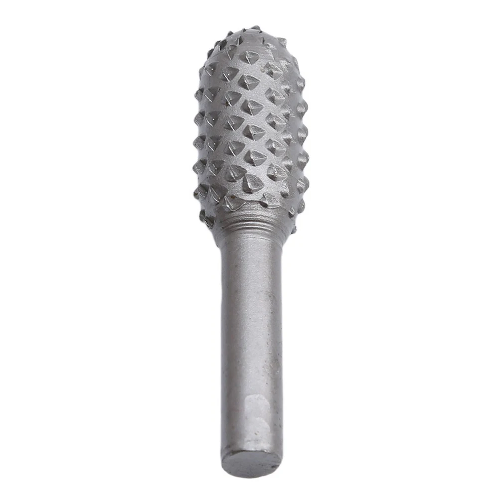5Pcs Rotary Burr Rasp Woodworking Drill Bit 1/4-inch Round Shank Chisel Embossed Deburring Polishing Grinding Head ﻿ - view 3