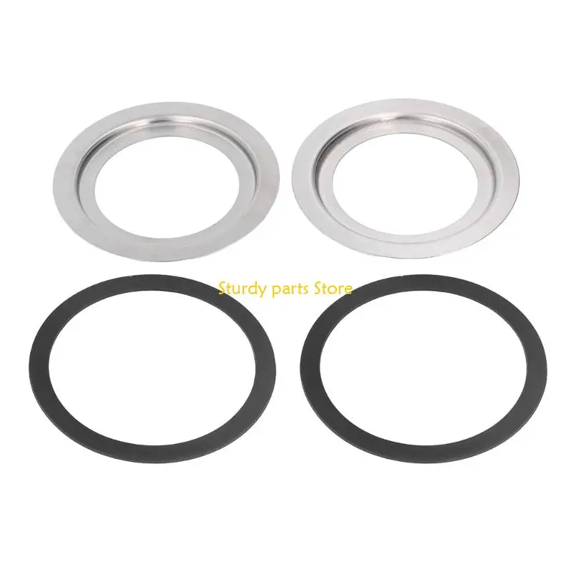 

97QC 2 шт. стальные переходные кольца для раковины, редуктор для раковины, запасные части для утилизации мусора