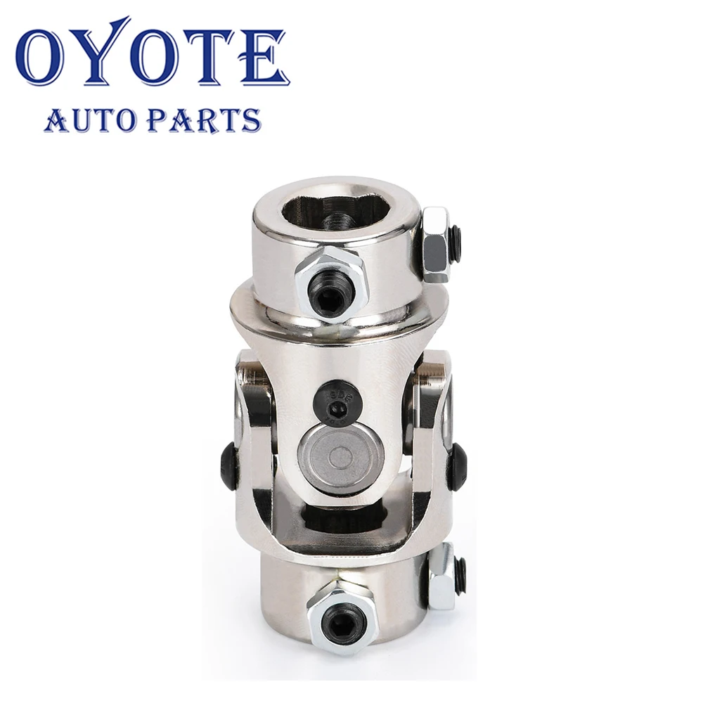 OYOTE Universal Nickel Plating Single Steering Shaft U Joint 3/4