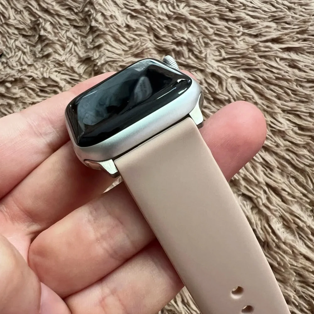 Für Apple Watch Band 45 mm 44 mm 42 mm 49 mm iWatch Armband 40 mm 41 mm 38 mm Silikonarmband Correa Serie 9 8 7 6 5 3 4 3 SE Ultra 2