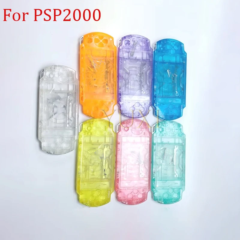 

YUXI 1PC Crystal Colors For PSP2000 PSP 2000 2006 Game Console Shell Replacement Full Housing Cover Case with Button Kit