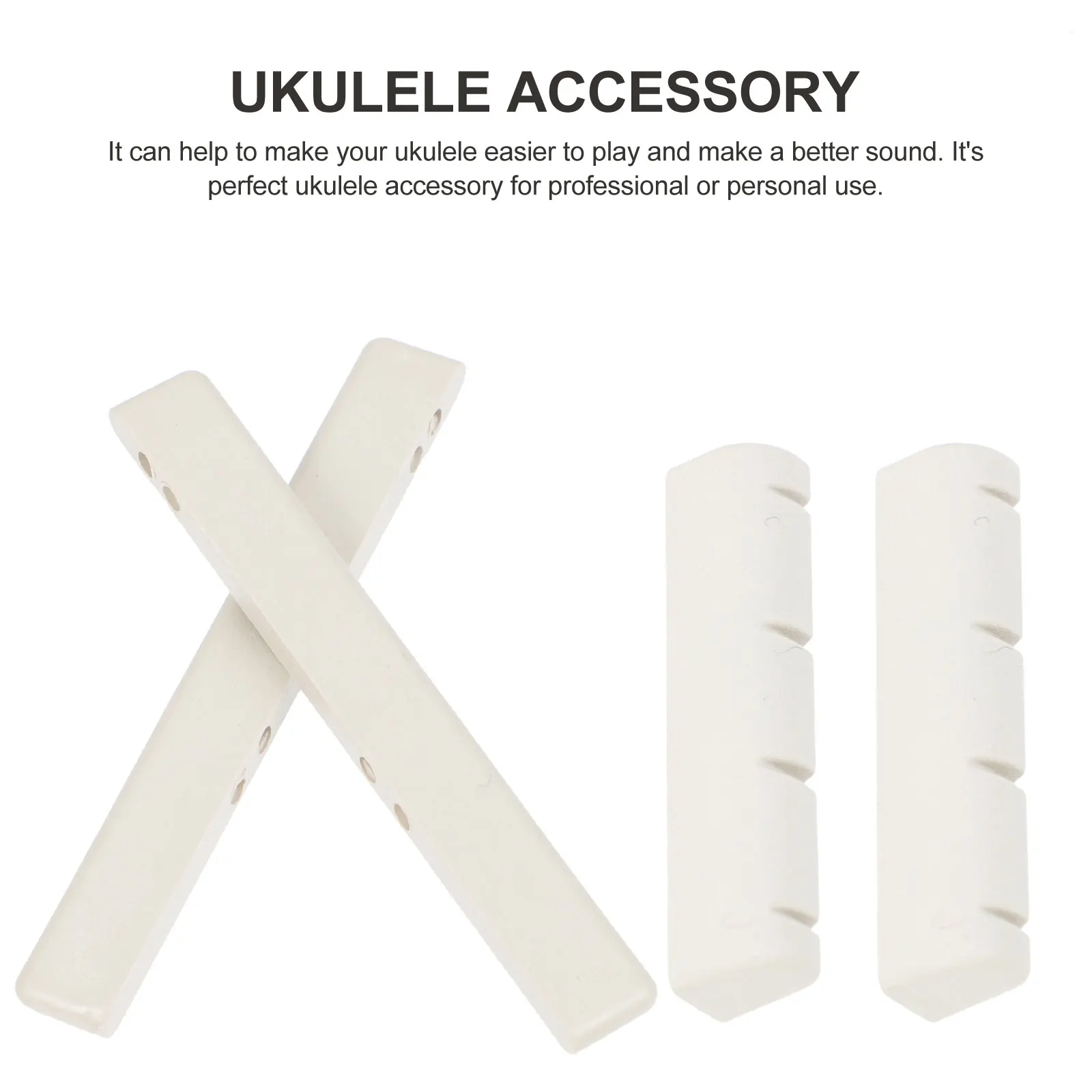 

5 Pairs Ukulele Professional Accessories Accessory Nut Classic String Saddle and Kit