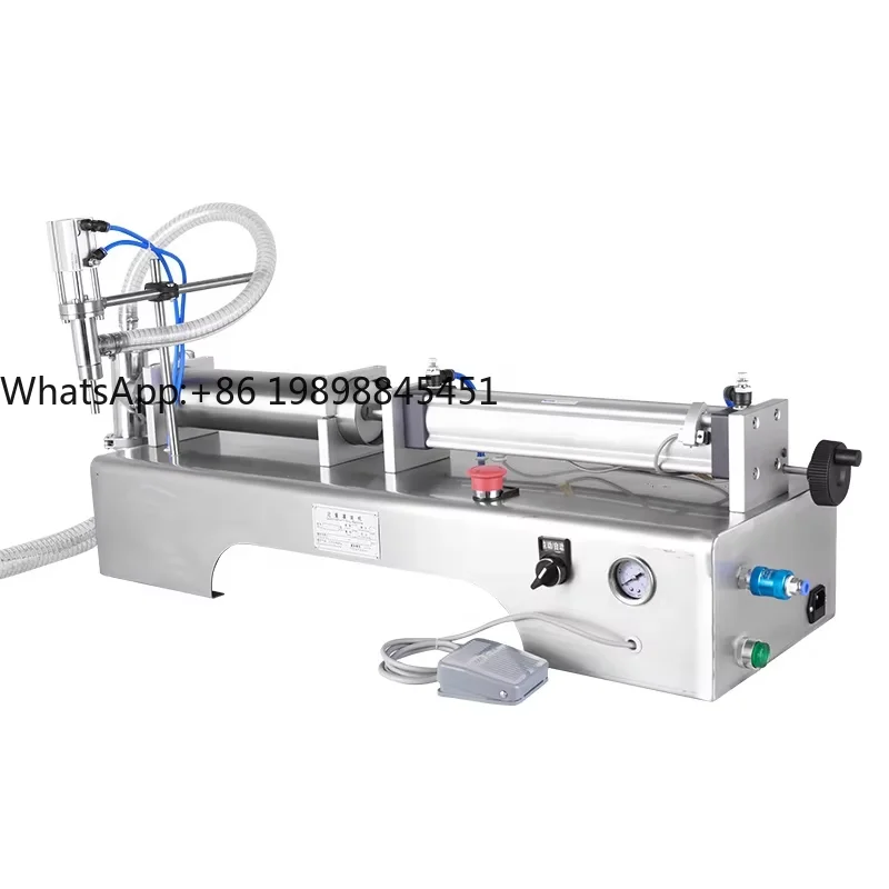 

Y1WTD-100 Semi-Automatic Oil Juice Beverage Pneumatic Liquid Filling Machine