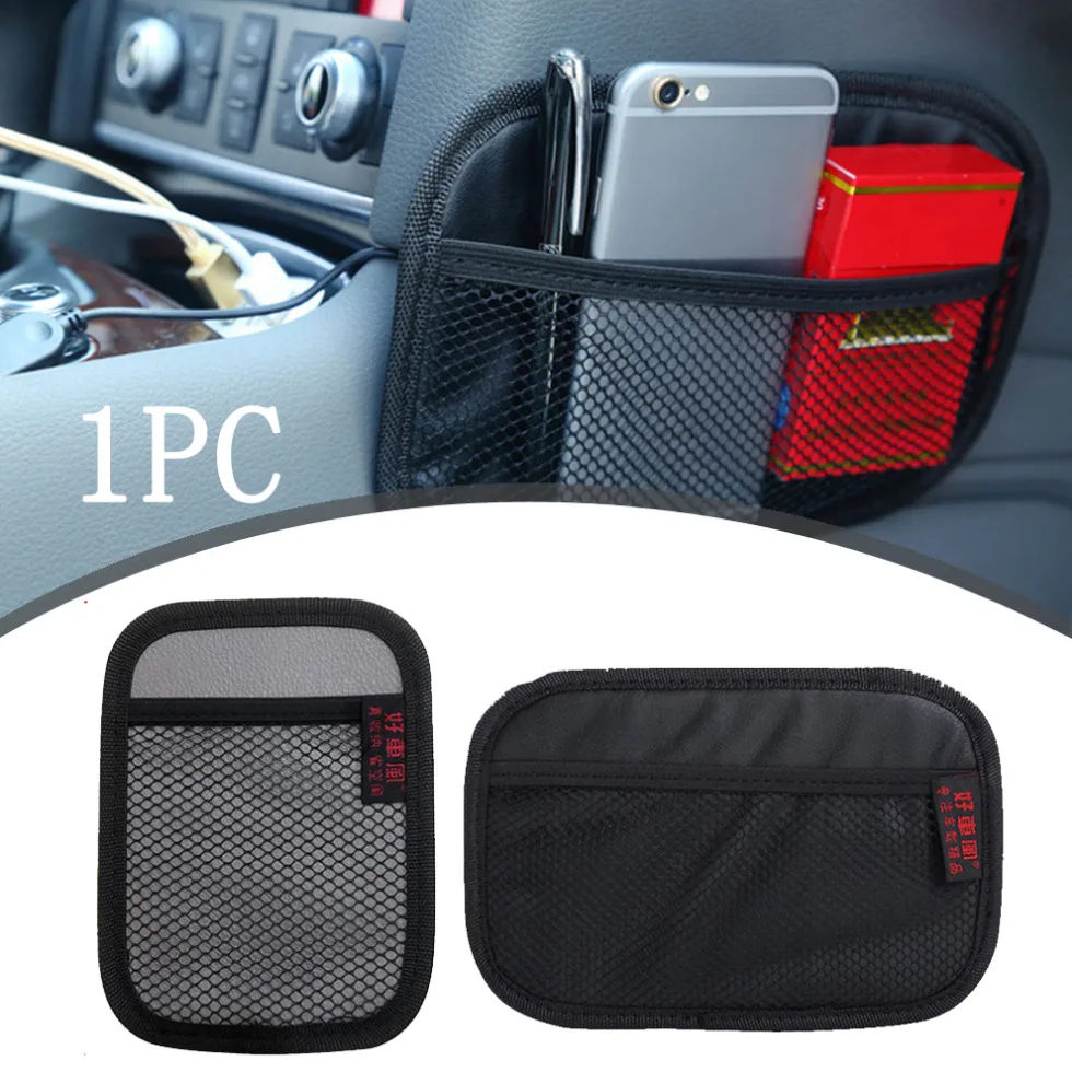 1pc Car Multifunctional Storage Bags Decoration Car Universal Storage Net Bag Car Seat Organizer Pocket Auto Interior Accessorie