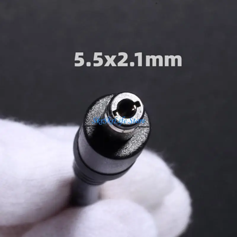 E65E 80cm/2.62ft 5.5x2.1mm Power Cord 120W DC12V10A Charging Wire Line 18AWG/2x0.75mm²/OD4.8mm Power Extension Cable