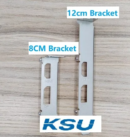 12CM/8CM  Full low profile baffle bracket for GUNNIR INTEL GU28 A310 LP 2G DP+HDMI video Graphic card