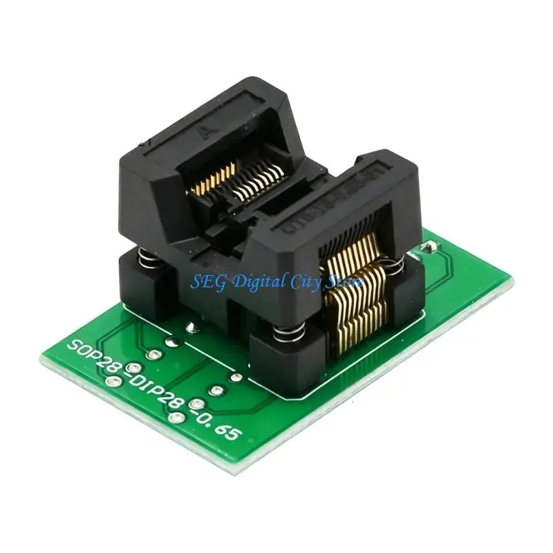 U75B High Precise SSOP8 SSOP10 SSOP20 Chip Burners Socket Adapter 0.65Mm Pin Pitches For Reliable Programming for Electronics