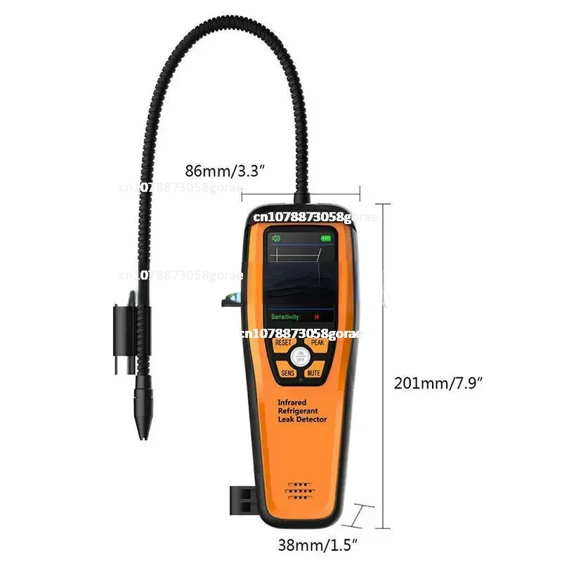 Portable Rechargeable Refrigerant Gas Leak Detector Elitech ILD-200