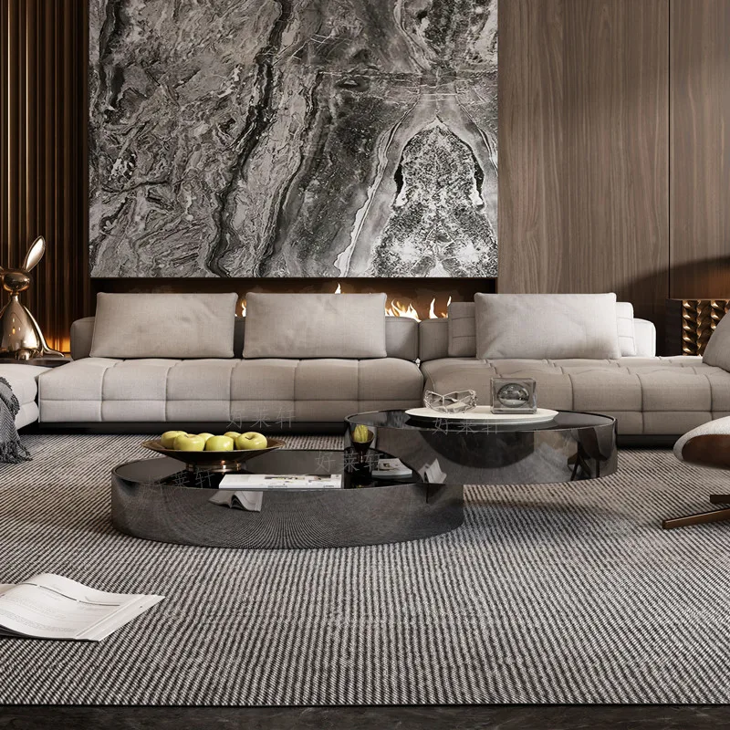 طاولات القهوة الذهبية الكلاسيكية المستديرة على الطراز الأوروبي طاولات القهوة الضيقة المصممة لغرفة المعيشة أثاث ميسا دي سنترو سالا للمنزل