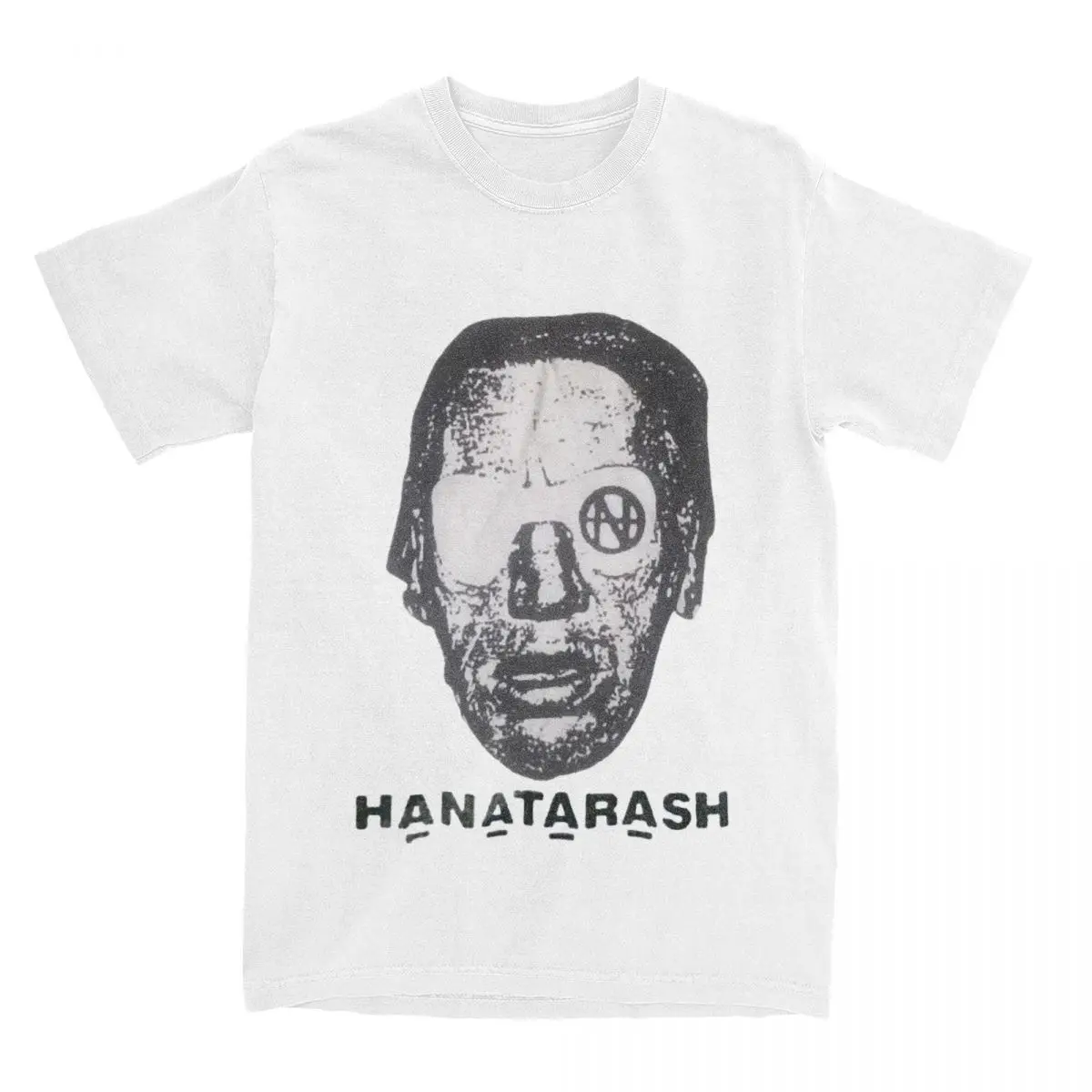 Funny Band HANATARASH Music T Shirt Men Women's Pure Cotton Tee Shirt Plus Size Clothes