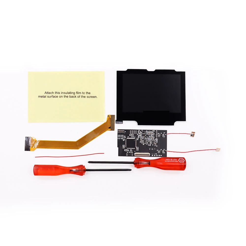 

Classic LCD For GBA SP V2 2 in 1 Touch IPS LCD Screen Kit 8 Color Models Backlight Screen Display for Game Boy Advance SP