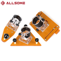 ALLSOME Balance And Flip Board Bottom Slotting Woodworking Tools Electric Wood Milling Triangle Board For Trimming Machine