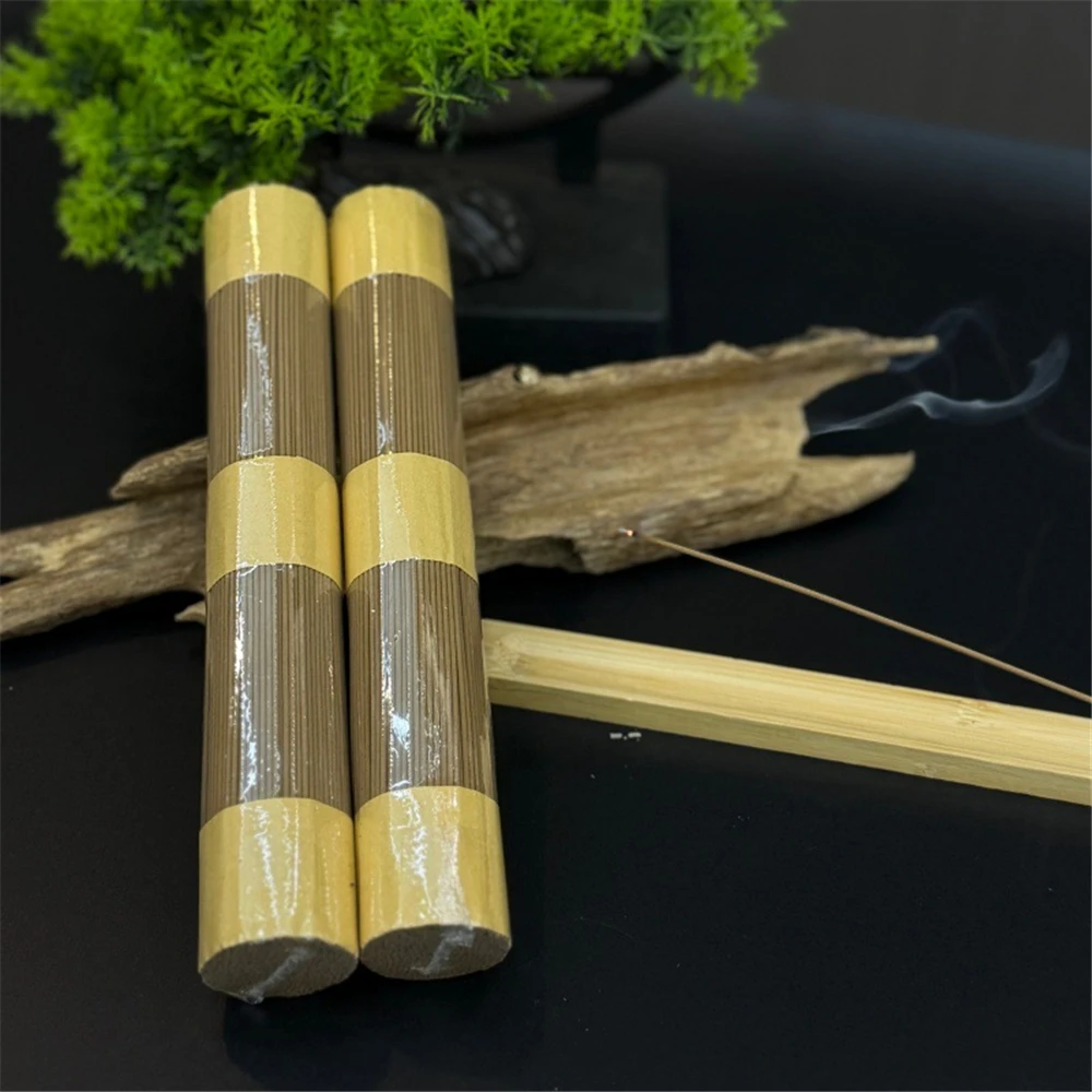 Yellow Kyara Incense Sticks,Natural Home Incense,Indoor Aromatherapy for Buddha Worship Tea Room,Long Lasting Fragrance,Ouds