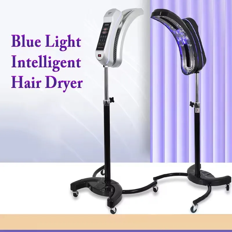 

Multi-Purpose LED Light Hair Styling Tool Standing Hair Dryer with Rollerball & Color Processor In-Salon Hair Styling Machine
