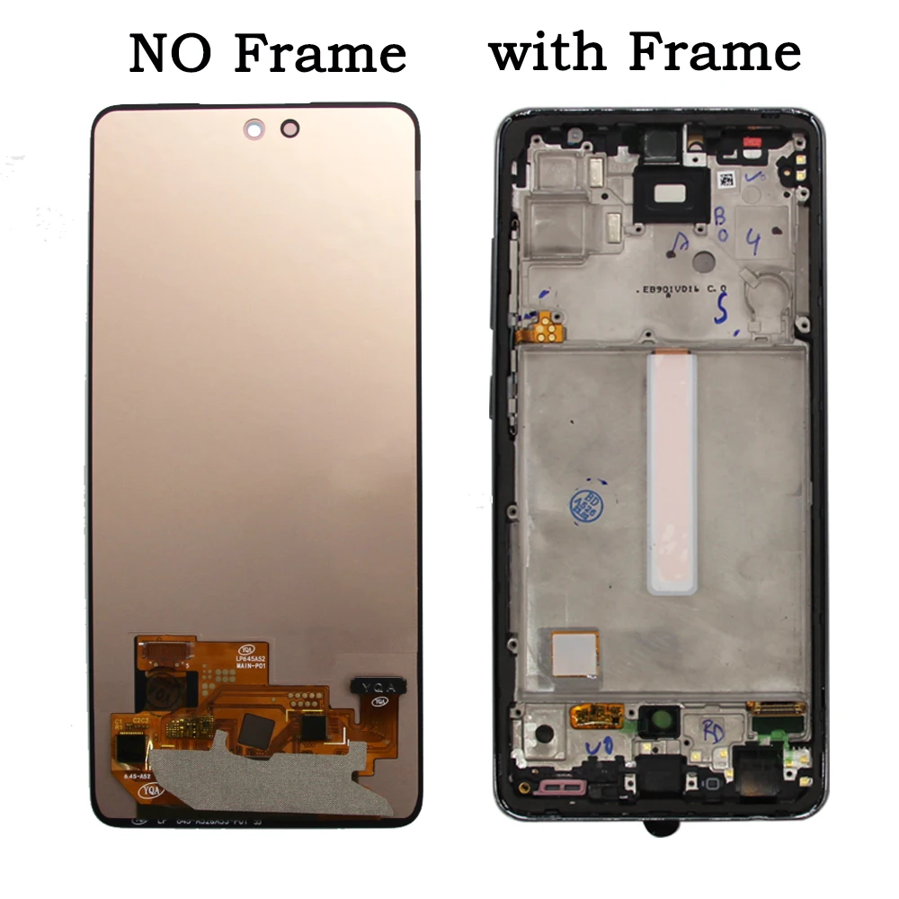 AMOLED For Samsung Galaxy A52s 5G LCD Display Touch Screen With frame For Samsung A52s 5G A528 SM-A528B SM-A528N SM-A528B/DS