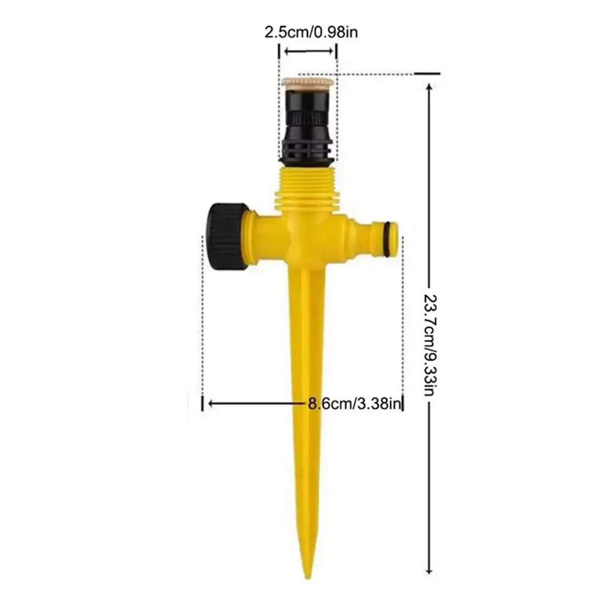 Y17A 360° Automatic Sprinkler Rotating Garden Lawn Irrigation System Large Area Water Sprinkler Nozzle Irrigation Supplies view 5