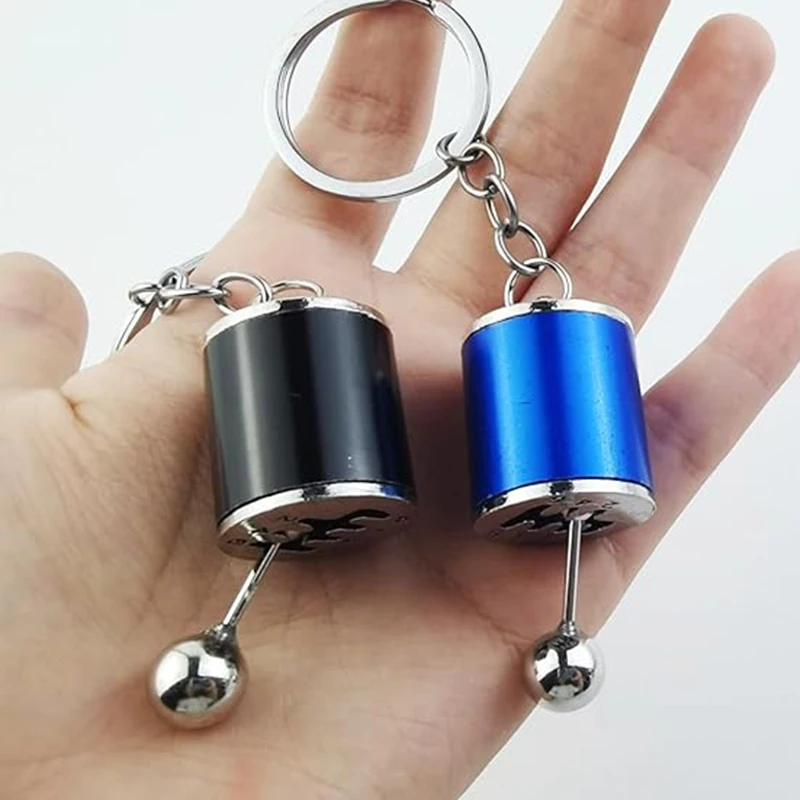 Metal Keyring Creative Car Shifter Keychain Six Speed Manual Transmission Shift Gearbox Gear Fidget Toys Relieve Stress Anxiety image 4
