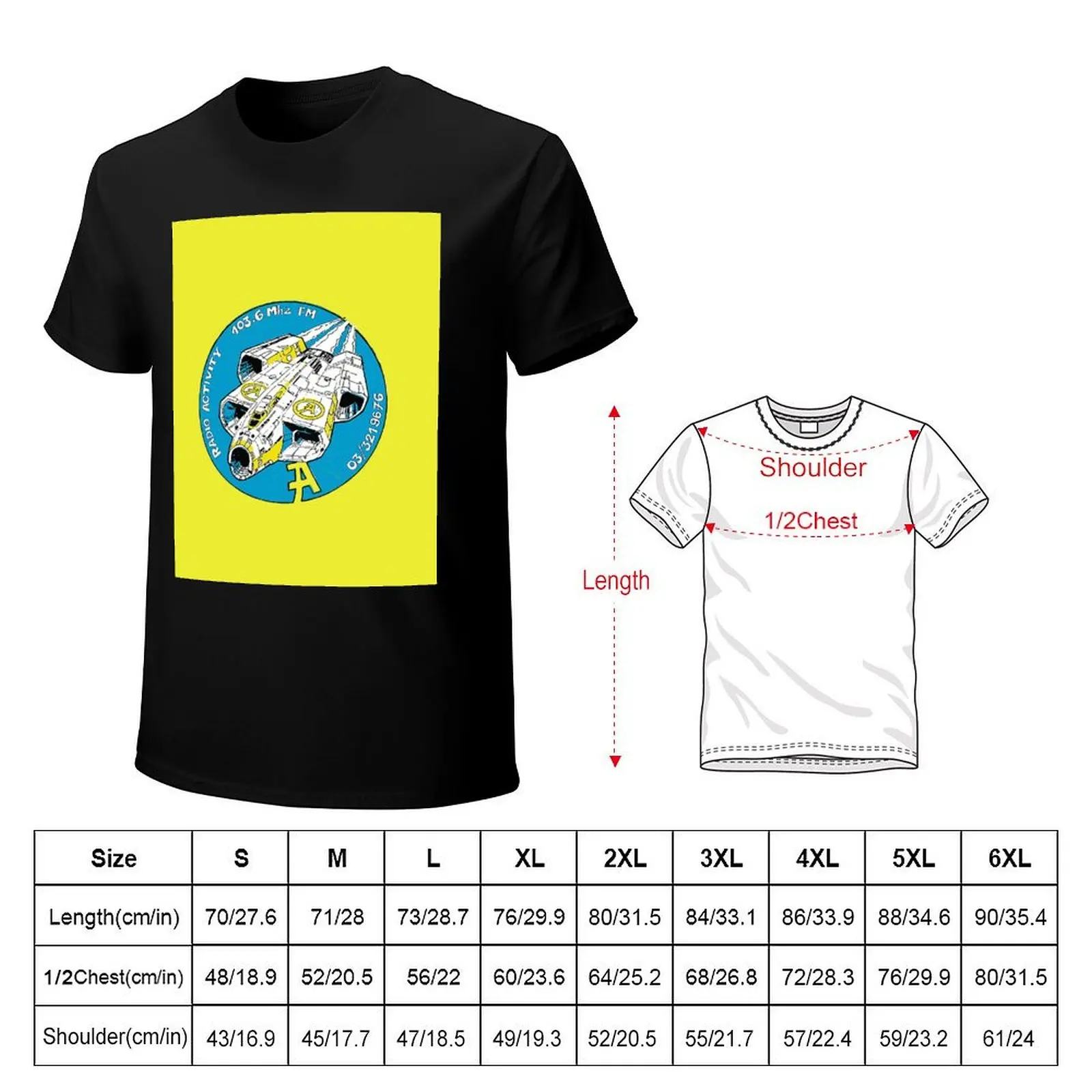 Radio Activity Borsbeek, Belgium T-Shirt Plus Size Solid Color T-Shirt
