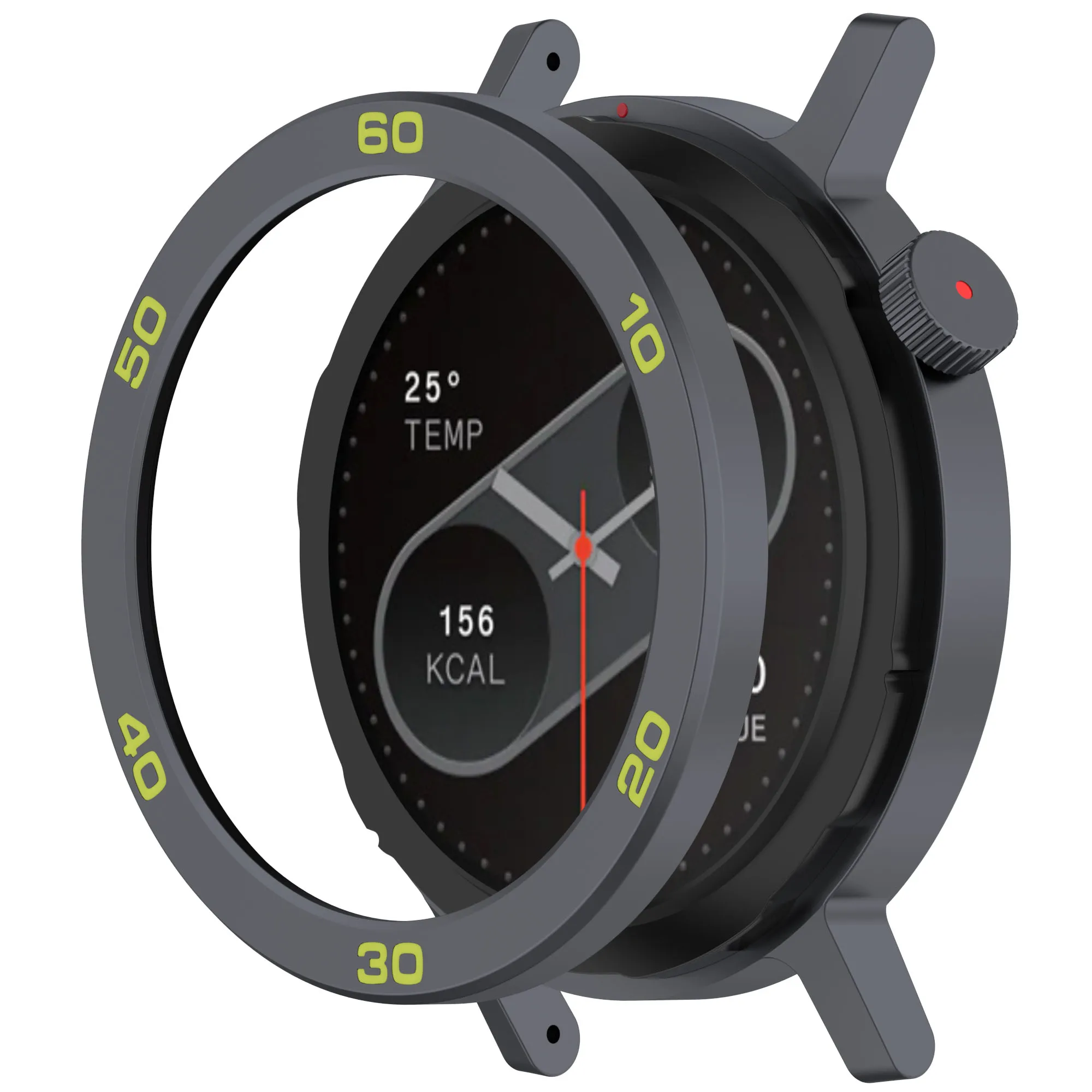 Cincin Bezel Logam untuk Jam Tangan CMF Pro2, Bezel Logam untuk CMF BY Nothing Jam Tangan Pro2 Aksesori Jam Tangan Casing Bezel Pengganti