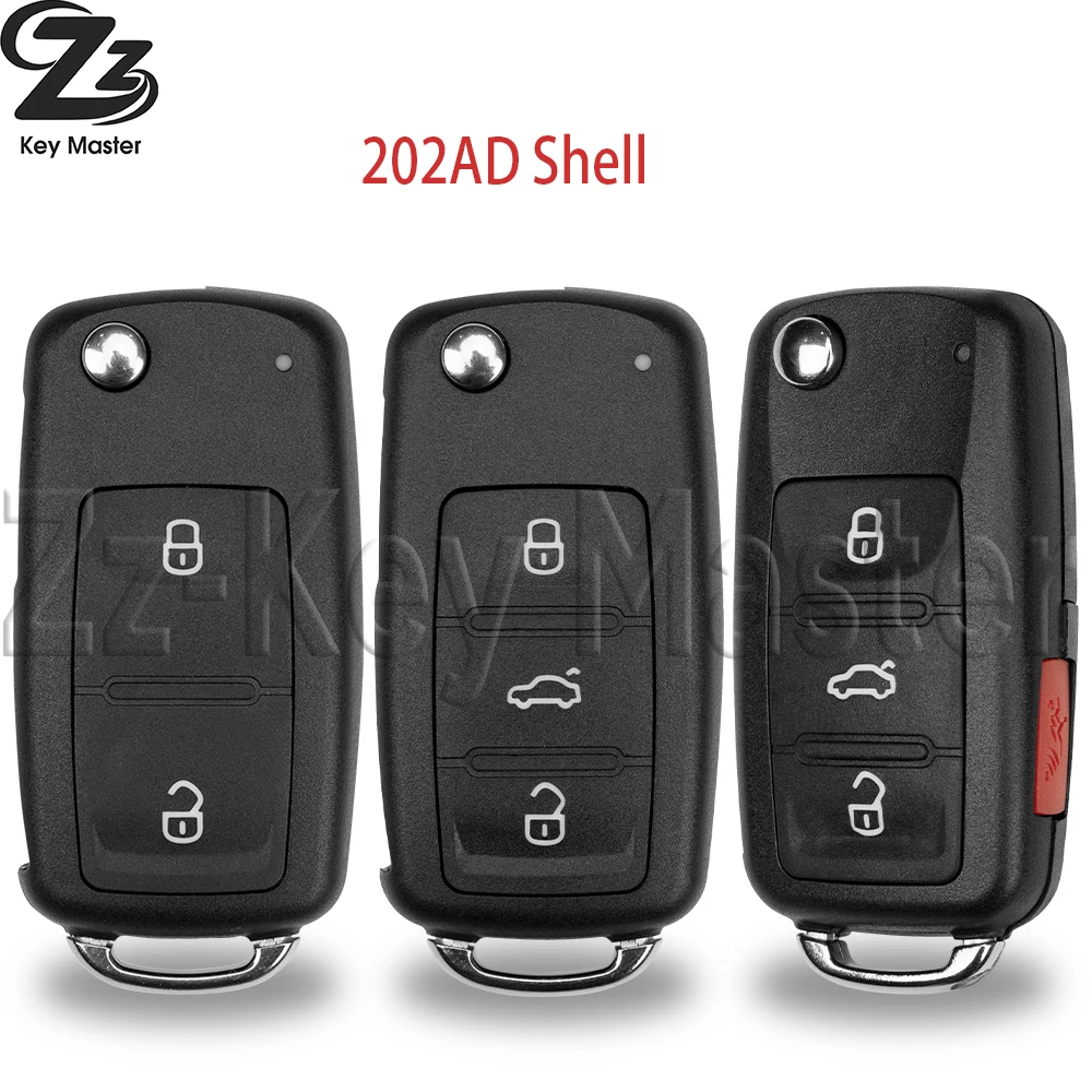 

Zz для 2/3/4 кнопки дистанционного ключа для Skoda Octavia VW Volkswagen Golf Mk6 Tiguan Polo Passat CC SEAT Сменный чехол