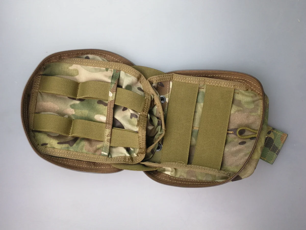 Tactical Pouch Med First Aid Kit Bag IFAK Survival Kit Molle System Compatible Pouch for Outdoor Camping Hunting Hiking Home