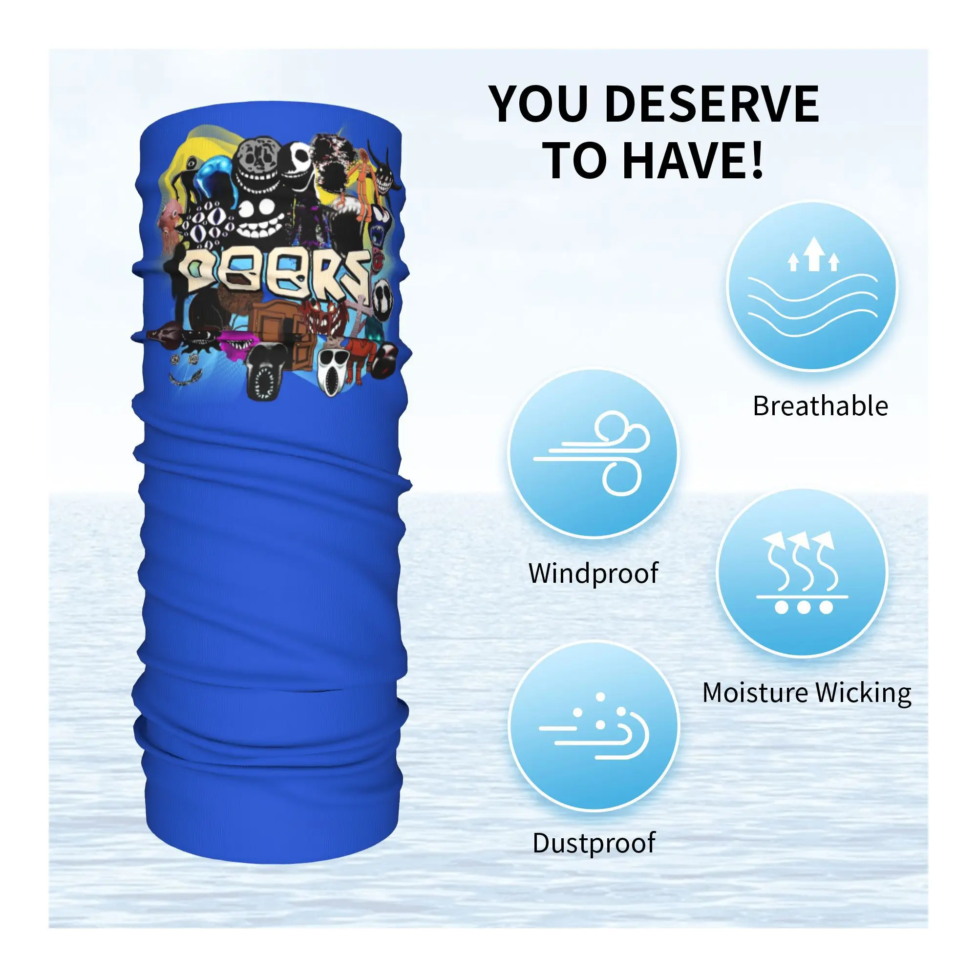 أبواب جميع الكيانات أبواب جديدة تحديث اللعبة باندانا الرقبة الجراب قناع وشاح متعدد الاستخدام عقال الدراجات للجنسين الكبار تنفس