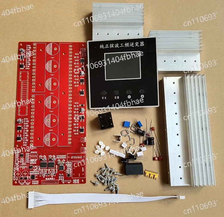 

Комплект печатных плат для синусоидального инвертора с ЖК-дисплеем (без MOS-транзисторов)