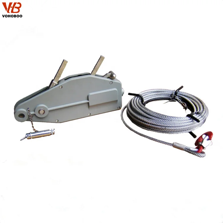 New Metal Wire Rope Cable Puller 1600kg With 1 Year Warranty For Restaurants Hotels Retail & Home Use-Hand-Powered