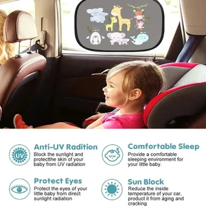 Mobil Universal Sun Shade Kaca Depan Atap Penutup Jendela Anak-anak Dewasa Dapat Diserap Kain Berteknologi Tinggi Sun Shade Aksesori Mobil 2 Buah 10 mobil tenda atap penjualan terbaik - №