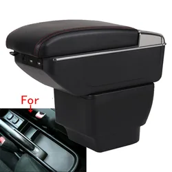 For MAZDA 2 Armrest For Mazda 2 Demio Car Armrest box Retrofit Storage box Car Accessories Interior details Simple installation