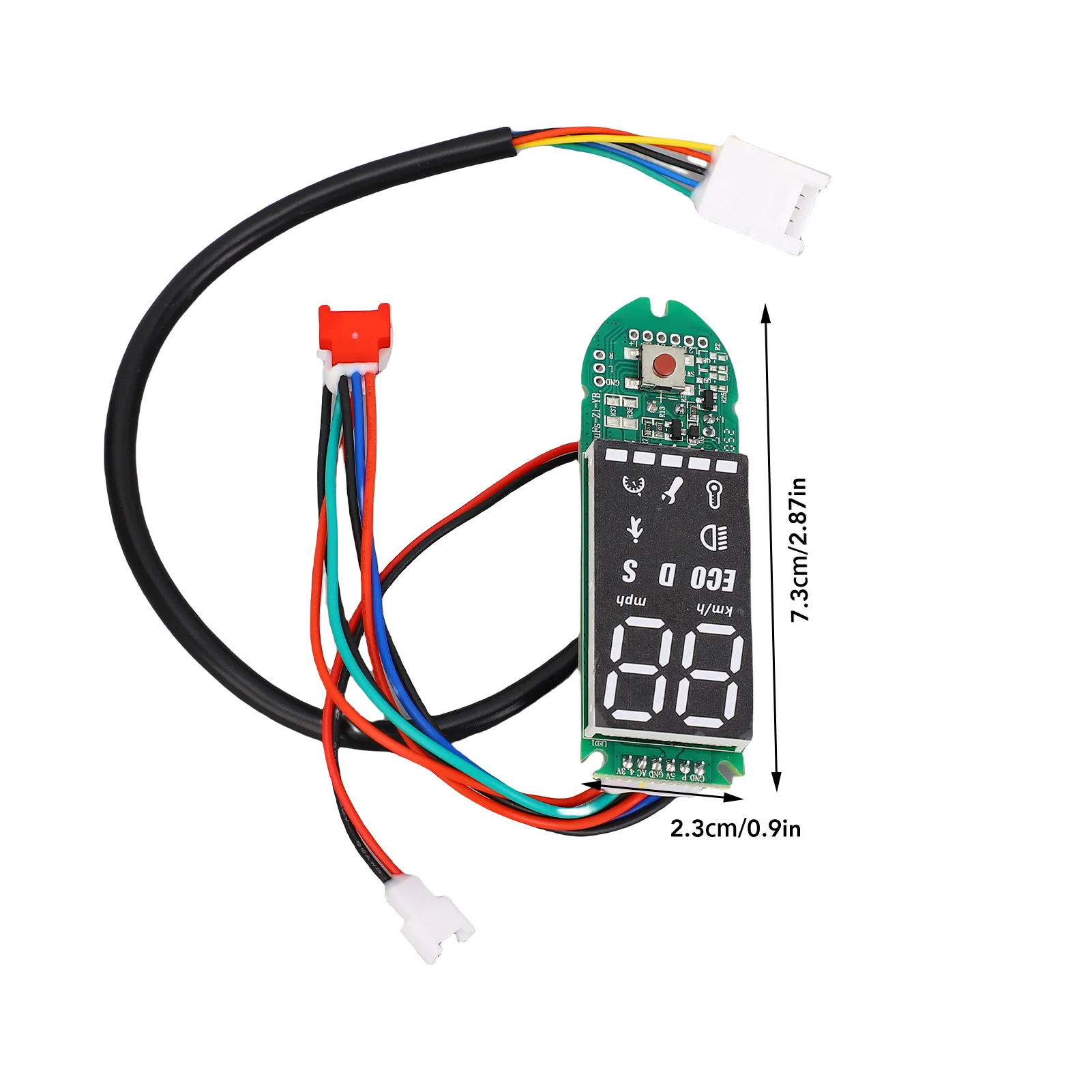 Electric Scooter Parts Electric Scooter Dashboard Circuit Board PCB Clear Display Bluetooth for 8.5-10in Electric Scooter
