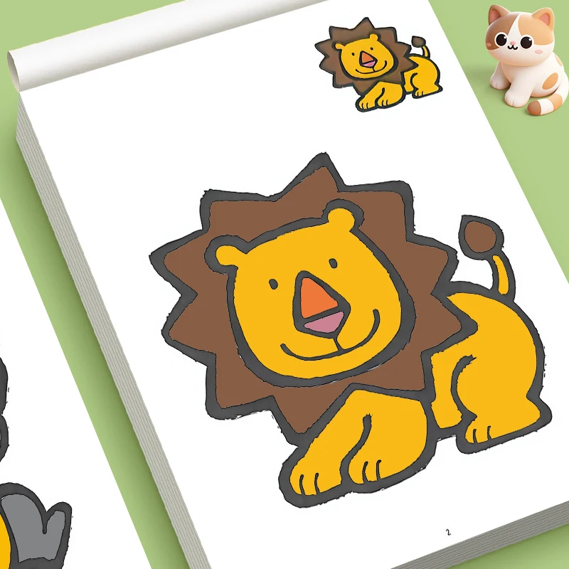 Preschool Kids Coloring Book Early Educational Drawing Activity Book to Cultivate Children's Concentration, Creativity