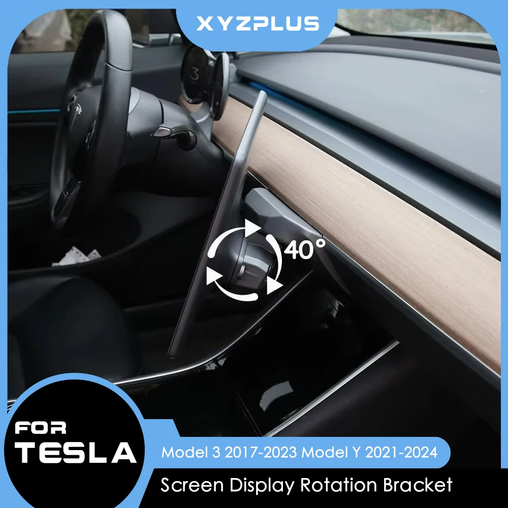 Per Tesla Model 3 Y 2023 accessori nuovo schermo di controllo centrale Display staffa di rotazione supporto di navigazione GPS per auto supporto