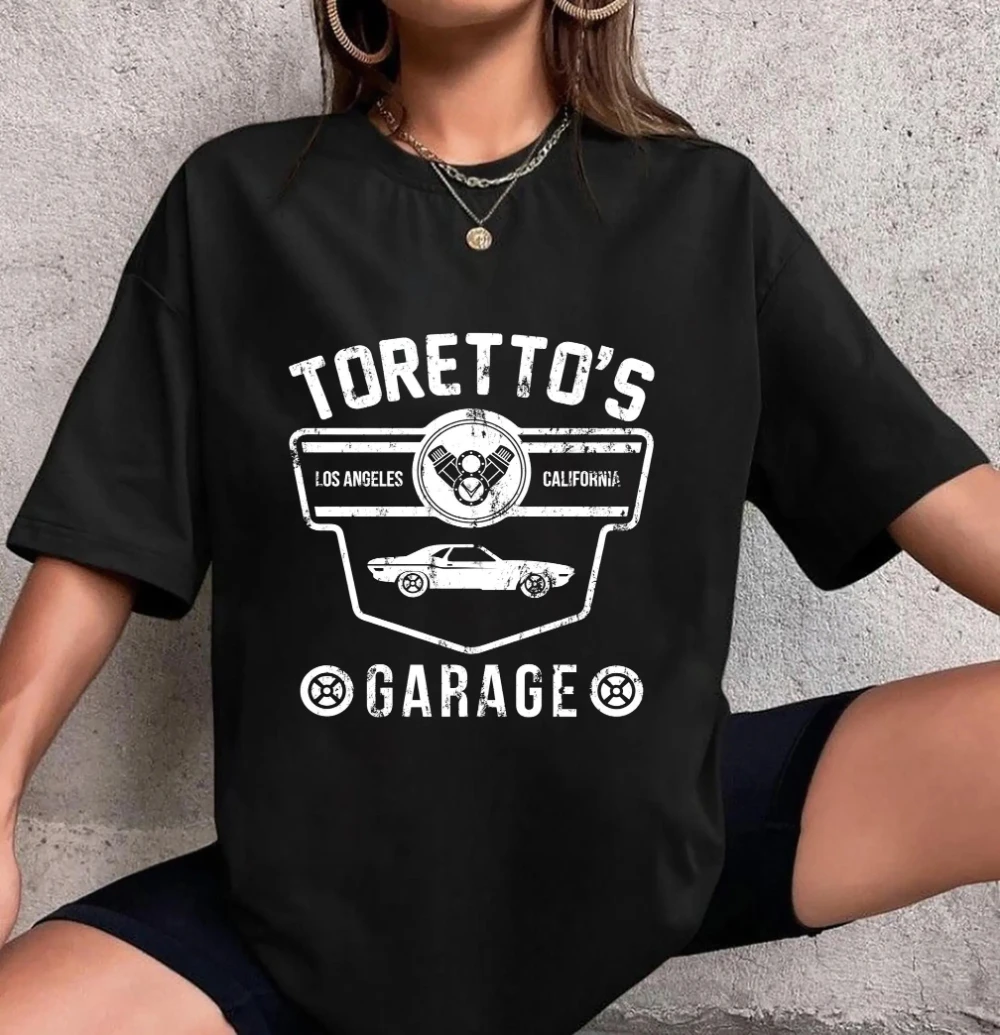 Toretto's Garage T-Shirt Fast And Furious Muscle Car Tee Top, Fast And Furious Shirt, Dominic Toretto Shirt, Race Car Shirt