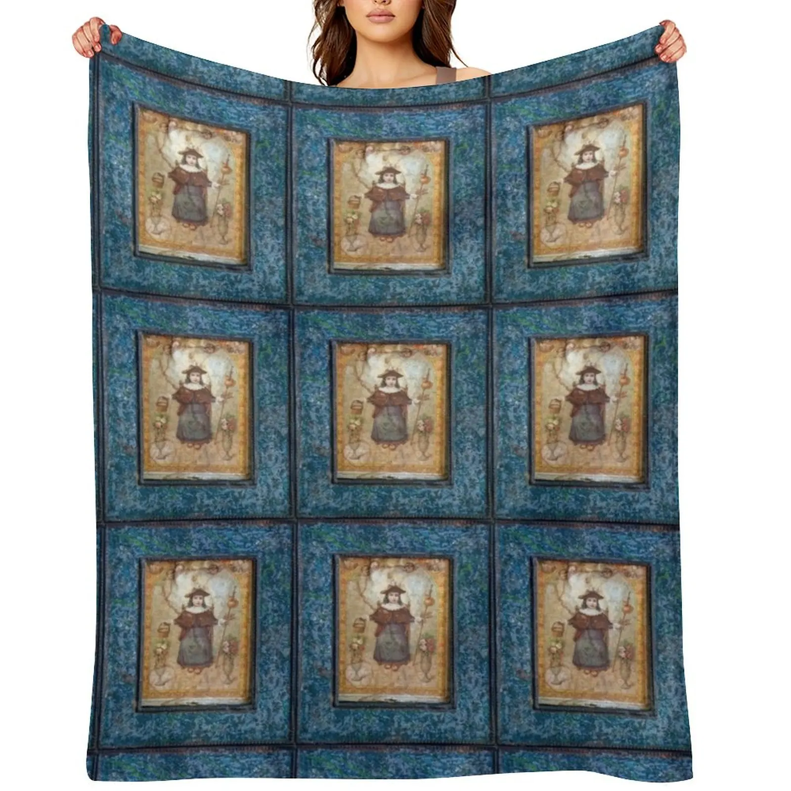 

El Santo Nino De Atocha Throw Blanket blankets ands Plaid on the sofa Sleeping Bag Extra Large Throw Blankets