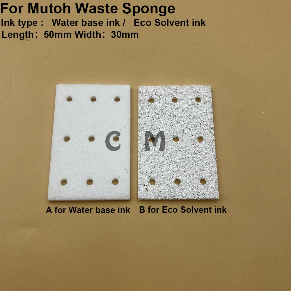 

3PCS Mutoh Capping Absorbent Waste Sponge For Mutoh 1604 VJ1624 VJ1204 RJ900 RJ900C VJ1624 Serge Mist Pad Waste Sponge Cleaner