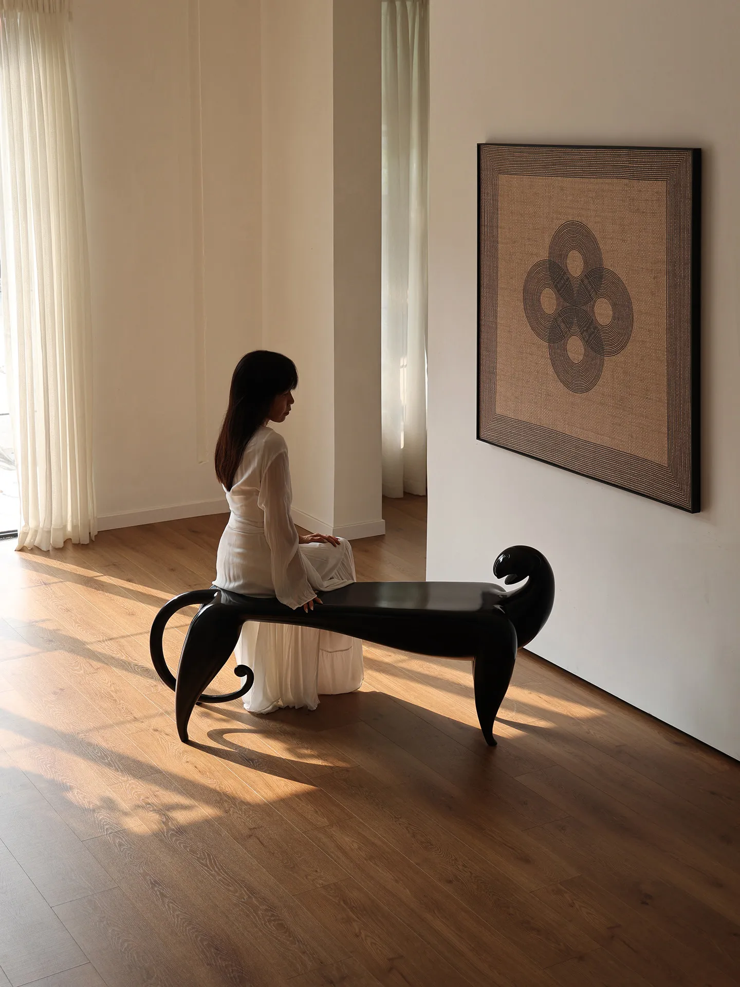Art entry entrance decoration FRP load-bearing living room decoration