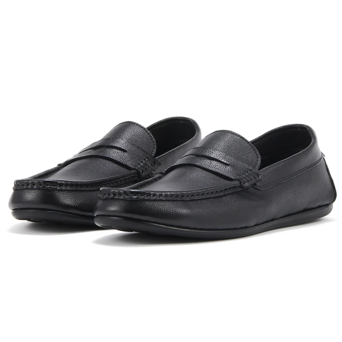 

Vintage Genuine Cow Leather Men's Soft Loafers Handmade Wear-Resistant Genuine Leather Dress Shoes Casual Non-slip Outsole