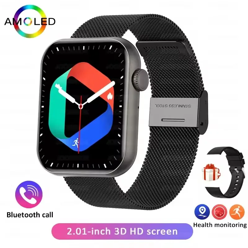 

2026 New Fashion Fitness Smartwatch Women Heart Rate Sport Mode Track Bluetooth Call & Music Waterproof Women Health Smart Watch